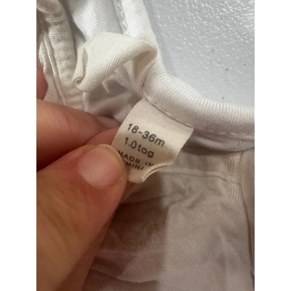 Kyte Baby Bamboo Sleep Bag 1.0 TOG Cream Off-White 18-36 Months Wearable Blanket
